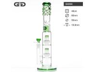 GG Double Drum Green | Grace Glass | SpbBongs.com