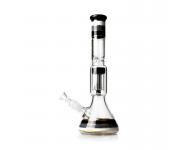 Single Tree Perc Beaker Bong with Gold Lines | Phoenix Star | SpbBongs.com