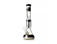 Single Tree Perc Beaker Bong with Gold Lines | Phoenix Star | SpbBongs.com