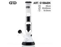 GG Milky Beaker Bong Black & White | Grace Glass | SpbBongs.com GG Milky Beaker Bong Black & White | Grace Glass | SpbBongs.com