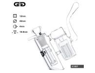 GG Swan Pipe Crystal | Grace Glass | SpbBongs.com GG Swan Pipe Crystal | Grace Glass | SpbBongs.com