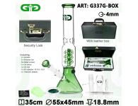 Green Sphere luxury leather box | Grace Glass | SpbBongs.com Green Sphere luxury leather box | Grace Glass | SpbBongs.com