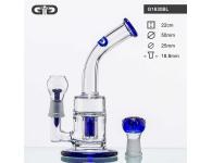 Saxo GG Bubbler Blue | Grace Glass | SpbBongs.com Saxo GG Bubbler Blue | Grace Glass | SpbBongs.com