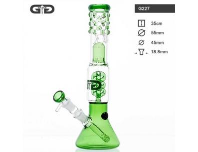 Beaker GG Green Spiral | Grace Glass | SpbBongs.com Beaker GG Green Spiral | Grace Glass | SpbBongs.com