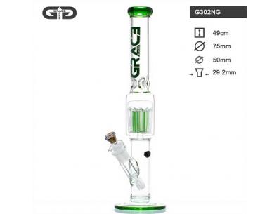 Cane GG Bong Green 18arm | Grace Glass | SpbBongs.com