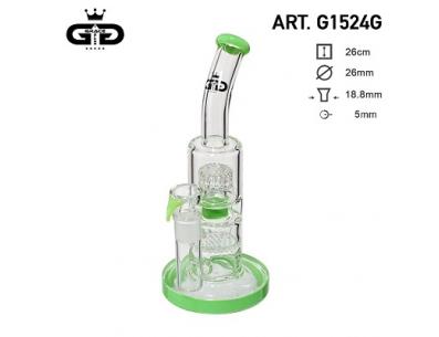 GG Double Bubble Green | Grace Glass | SpbBongs.com GG Double Bubble Green | Grace Glass | SpbBongs.com