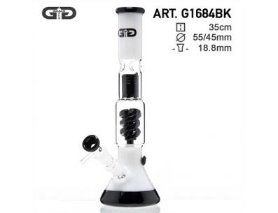 GG Milky Beaker Bong Black & White | Grace Glass | SpbBongs.com GG Milky Beaker Bong Black & White | Grace Glass | SpbBongs.com