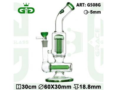 GG Nautilus Green Bubbler | Grace Glass | SpbBongs.com GG Nautilus Green Bubbler | Grace Glass | SpbBongs.com