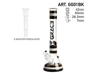 GG Striped Series Black | Grace Glass | SpbBongs.com GG Striped Series Black | Grace Glass | SpbBongs.com