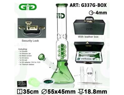 Green Sphere luxury leather box | Grace Glass | SpbBongs.com Green Sphere luxury leather box | Grace Glass | SpbBongs.com